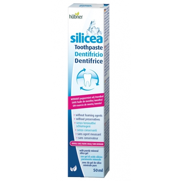 Dentifrice Silice Sans Menthe - Tube 50 ml Silicea