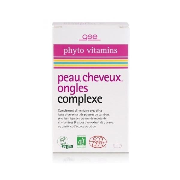 Peau Cheveux Ongles complexe - 60 comprimes GSE