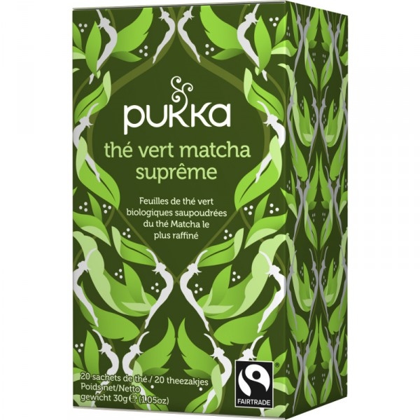 The vert Bio Matcha supreme - 20 sachets Pukka