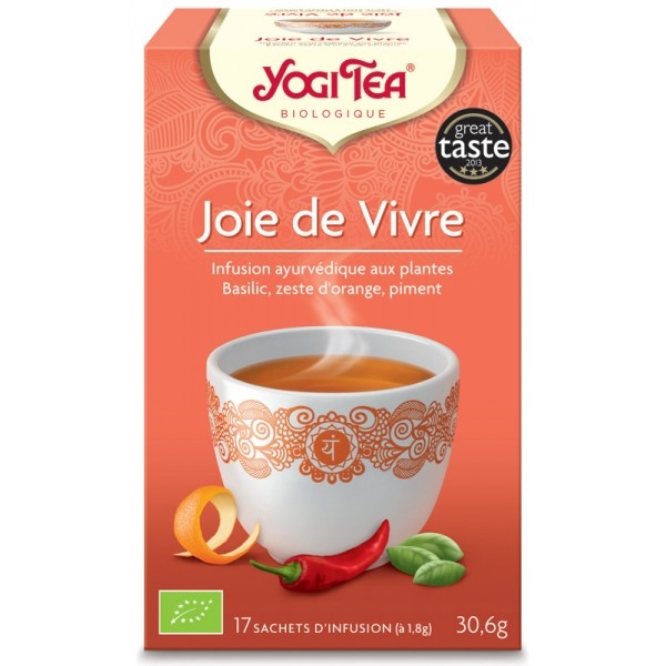 Phytothérapie Joie de Vivre - 17 sachets Yogi tea