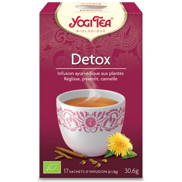 Phytothérapie Detox - 17 sachets Yogi tea