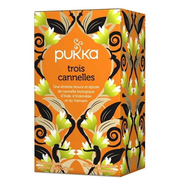  Infusions 3 Cannelles Bio - 20 sachets Pukka