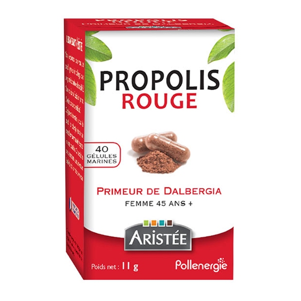 Phytothérapie Propolis Rouge de Dalbergia Bio - 40 gelules Pollenergie