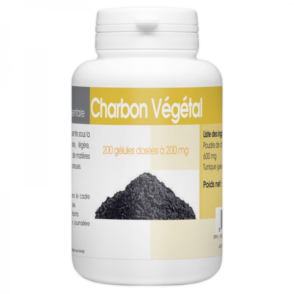 Charbon Vegetal 200 gelules GPH