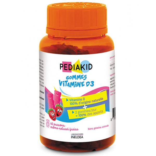 Phytothérapie Gommes Vitamine D3 Enfants - Pediakid