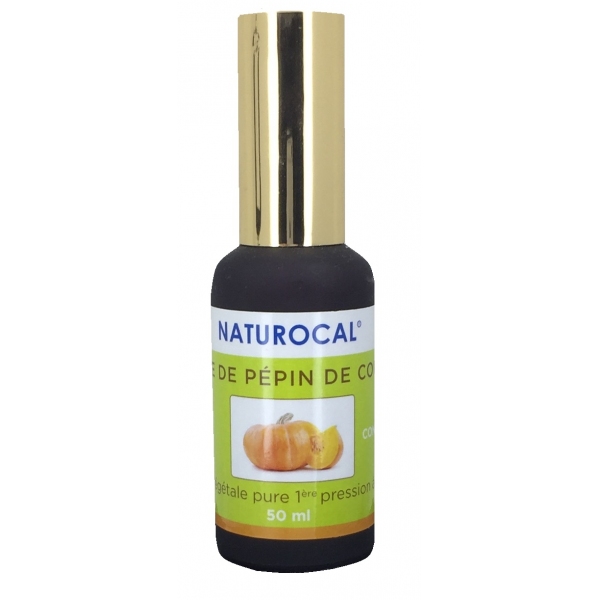 Phytothérapie Huile de pepins Courge - Flacon 50 ml Naturocal
