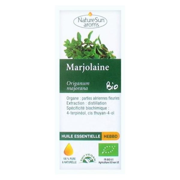 Phytothérapie Marjolaine - Huile essentielle 10 ml NaturSun