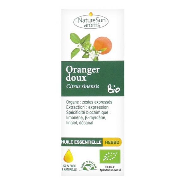 Phytothérapie Oranger Doux - Huile essentielle 10 ml NaturSun