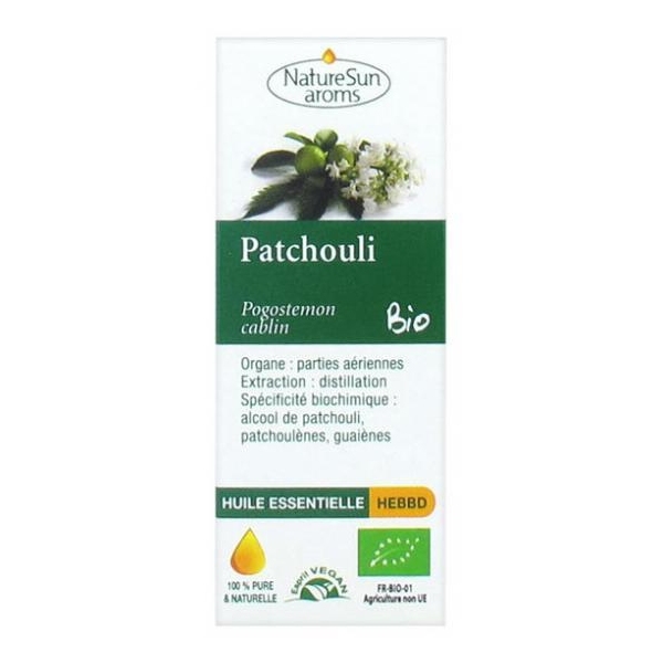 Phytothérapie Patchouli - Huile essentielle 10 ml NaturSun