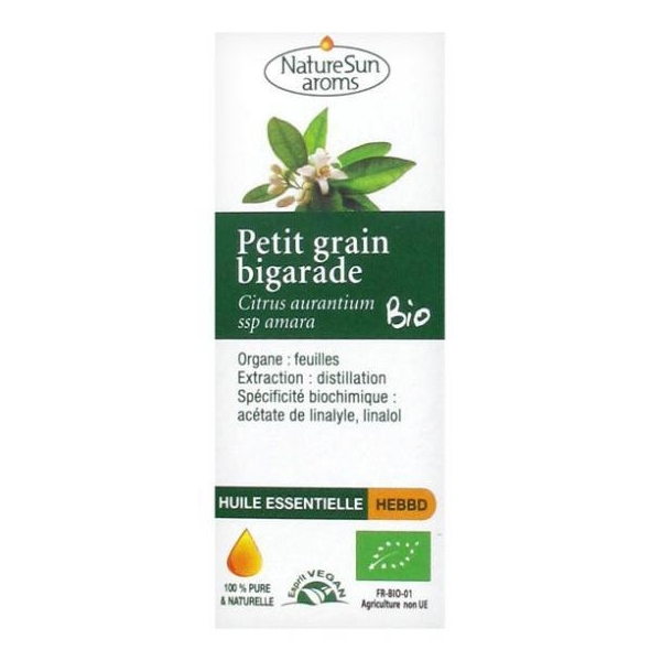 Phytothérapie Petit Grain Bigarade - Huile essentielle 10 ml NaturSun