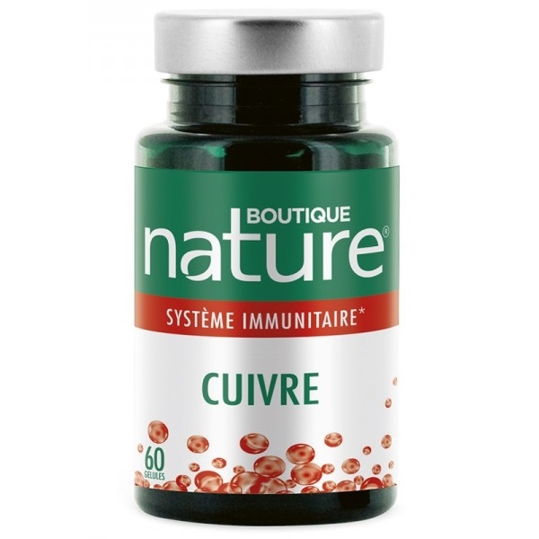 Phytothérapie Cuivre - 60 gelules Boutique nature