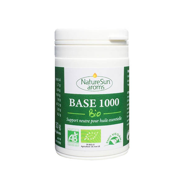 Base 1000 Bio - 30 comprimes NaturSun aroms
