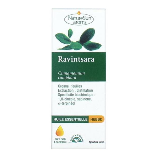 Phytothérapie Ravintsara - Huile essentielle 10 ml NaturSun