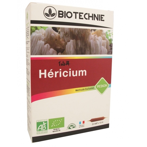 Phytothérapie Hericium bio - 60 comprimes Biotechnie