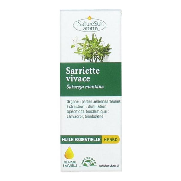 Phytothérapie Sarriette vivace - Huile essentielle 10 ml NaturSun
