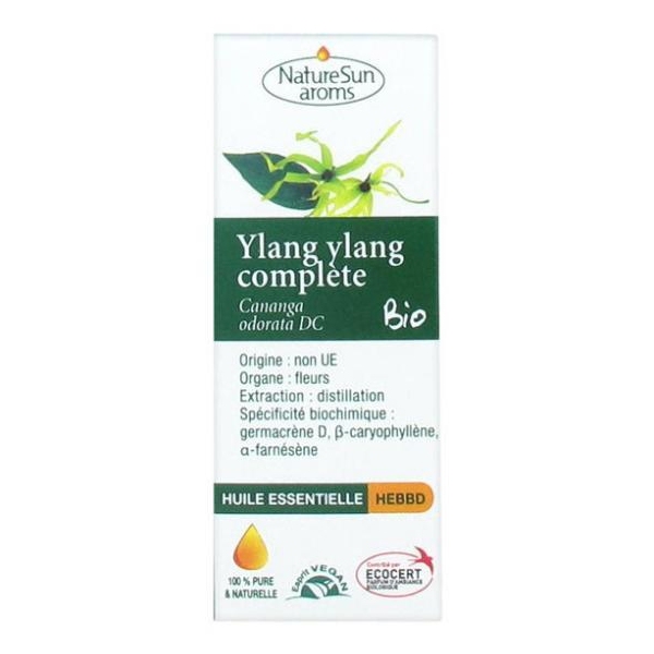 Phytothérapie Ylang Ylang - Huile essentielle 10 ml NaturSun