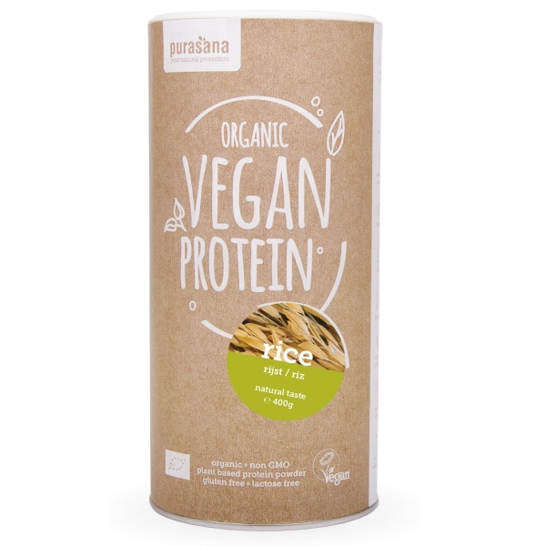 Proteines Riz - Vegan Bio Pot 400g Purasana