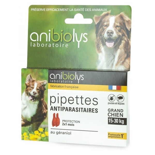 Pipettes Antiparasitaires grand Chien - Anibiolys
