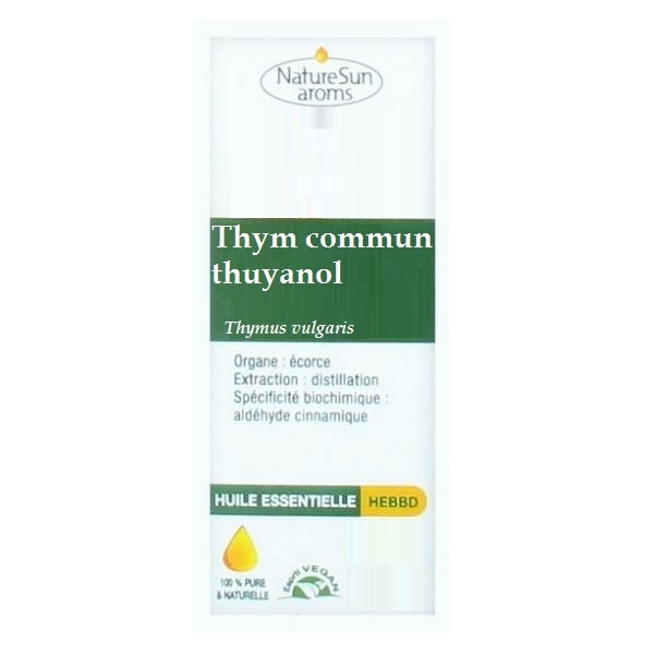 Phytothérapie Thym Thuyanol - Flacon 5 ml NaturSun aroms