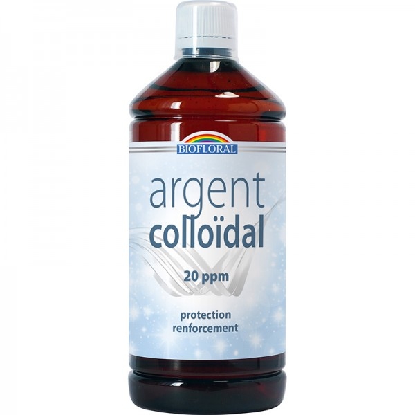 Phytothérapie Argent colloidal - Flacon 1 litre Biofloral