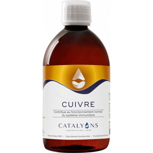 Phytothérapie Cuivre - Flacon 500 ml Catalyons
