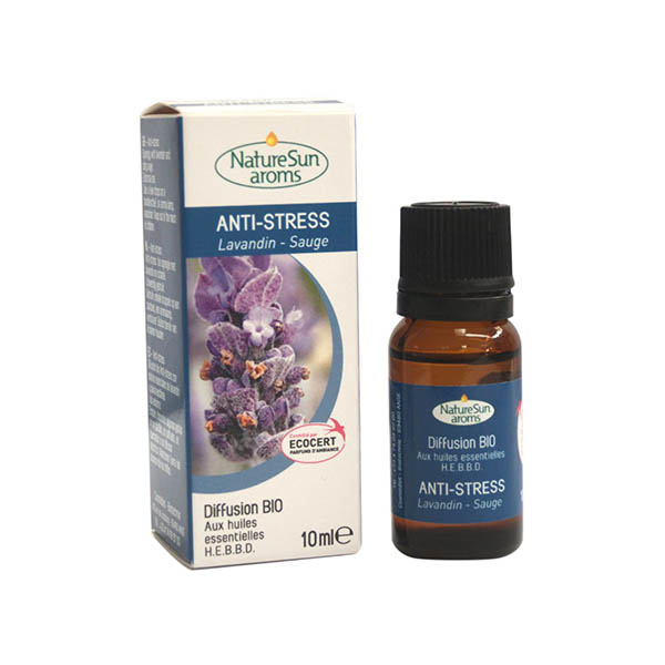 Phytothérapie Melange Diffusion Anti Stress Bio 10 ml NaturSun