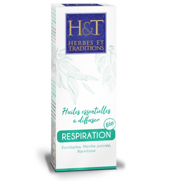 Phytothérapie Melange Huiles essentielles Respiration - Flacon 10ml Herbes Traditions