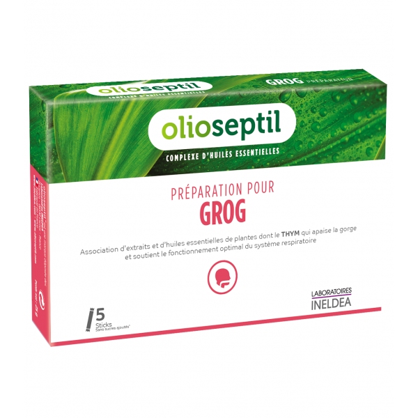 Phytothérapie Preparation pour Grog - 5 sachets Olioseptil