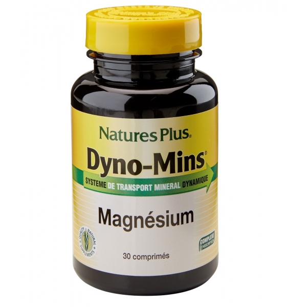 Phytothérapie Magnesium Dyno Mins - 30 comprimes Natures Plus