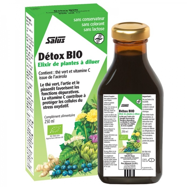 Phytothérapie Detox Bio - Flacon 250 ml Salus