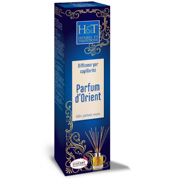 Phytothérapie Diffuseur Baguettes capillarite - Parfum Orient Herbes Traditions