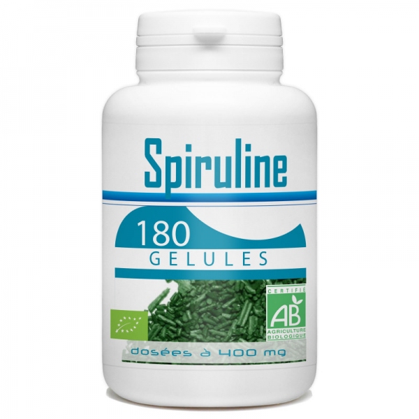 Spiruline Bio 180 gelules GPH