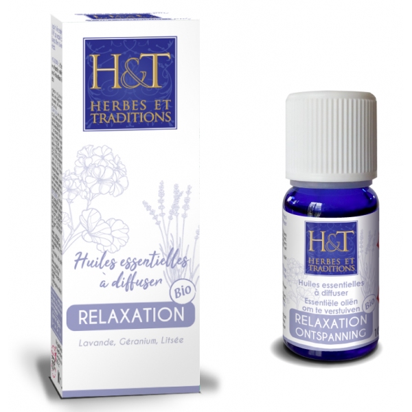Melange Huiles essentielles Relaxation - Flacon 10ml Herbes Traditions