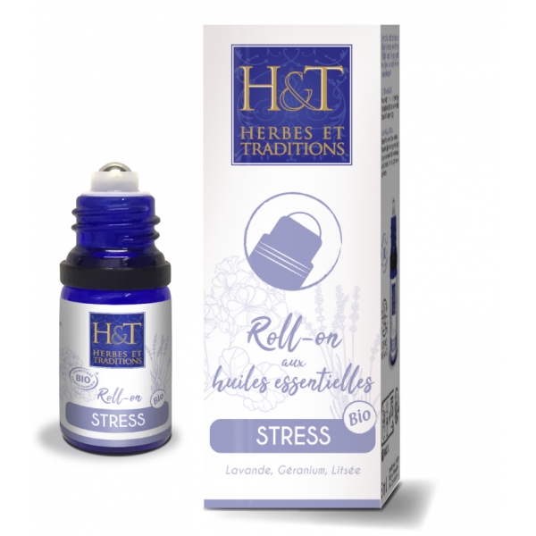 Phytothérapie Roll-on Anti stress Bio - stick 5 ml  Herbes Traditions