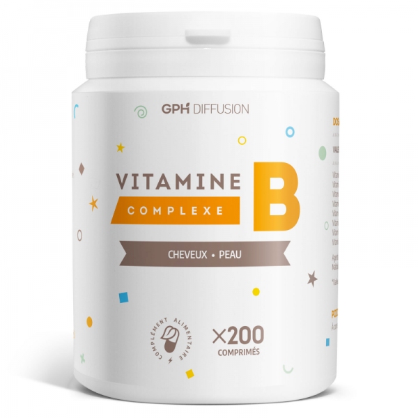 Phytothérapie Vitamine B complexe - 200 comprimes GPH