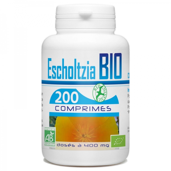 Phytothérapie Escholtzia Bio 200 comprimes GPH