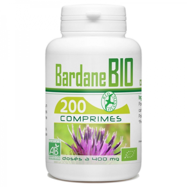 Phytothérapie Bardane Bio 200 comprimes GPH