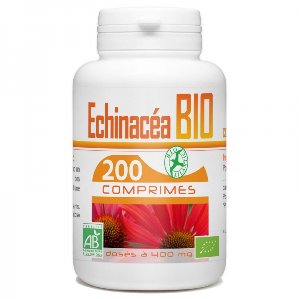 Phytothérapie Echinacea Bio 200 comprimes GPH