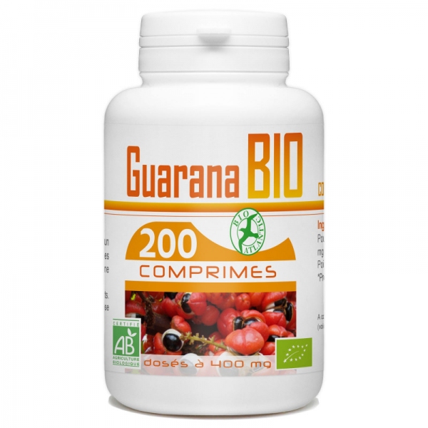 Phytothérapie Guarana Bio 200 comprimes GPH