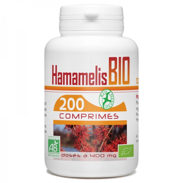 Phytothérapie Hamamelis Bio 200 comprimes GPH