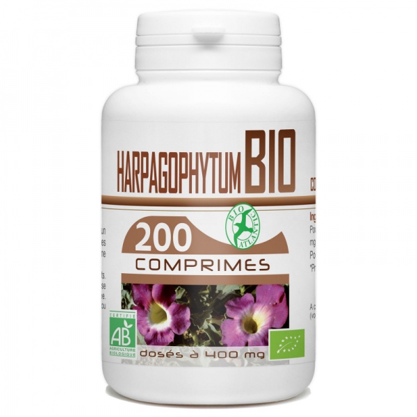 Phytothérapie Harpagophytum Bio 200 comprimes GPH