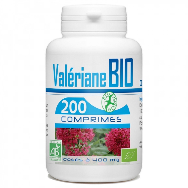 Phytothérapie Valeriane Bio 200 comprimes GPH