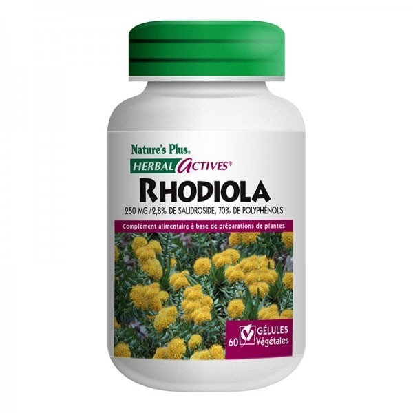 Phytothérapie Rhodiola - 60 gelules Natures Plus