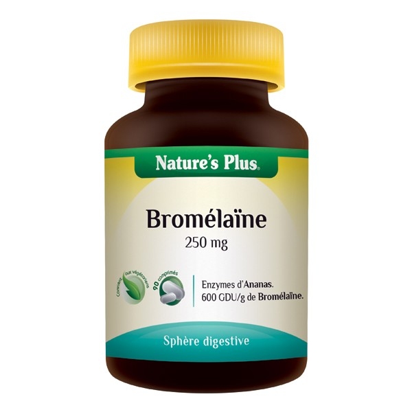 Phytothérapie Bromelaine 250 mg - 90 comprimes Natures Plus