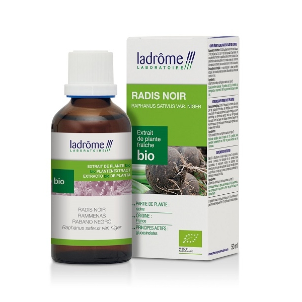 Radis Noir - Extrait de Plante Fraiche Bio 50ml Ladrome