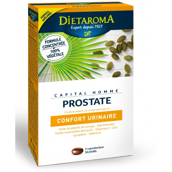 Phytothérapie Capital Homme Prostate - 60 capsules Dietaroma