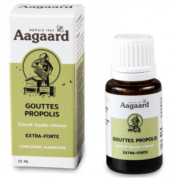 Phytothérapie Gouttes Propolis - Flacon 15 ml Aagaard