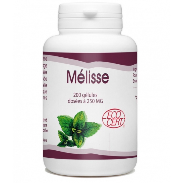 Melisse Bio 200 gelules GPH