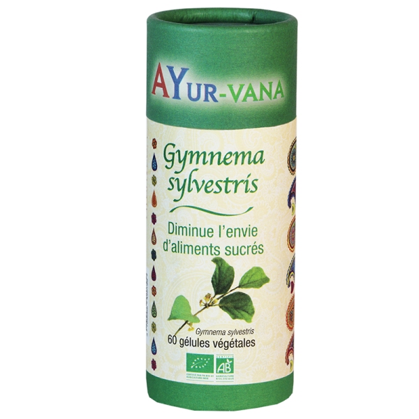 Phytothérapie Gymnema Bio - 60 gelules Ayur Vana