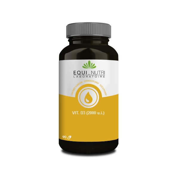 Phytothérapie Vitamine D3 huileuse 2000 UI - 90 capsules Equi Nutri